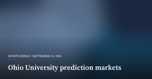 Ohio University Researcher Says Prediction Markets Could Widen Gambling Harm