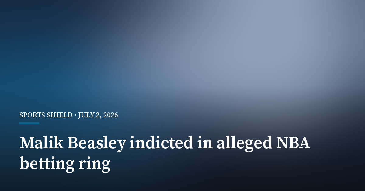 Malik Beasley Indicted in Alleged NBA Betting Ring