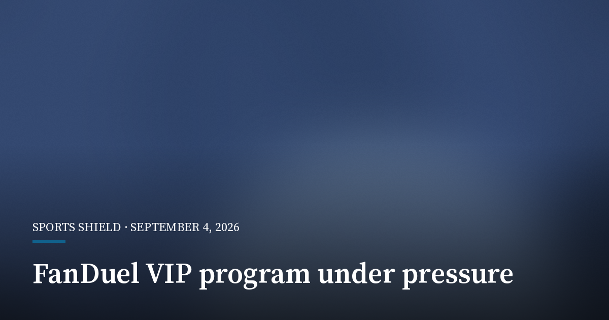 Lawmakers Renew Pressure on FanDuel Over VIP Betting Program