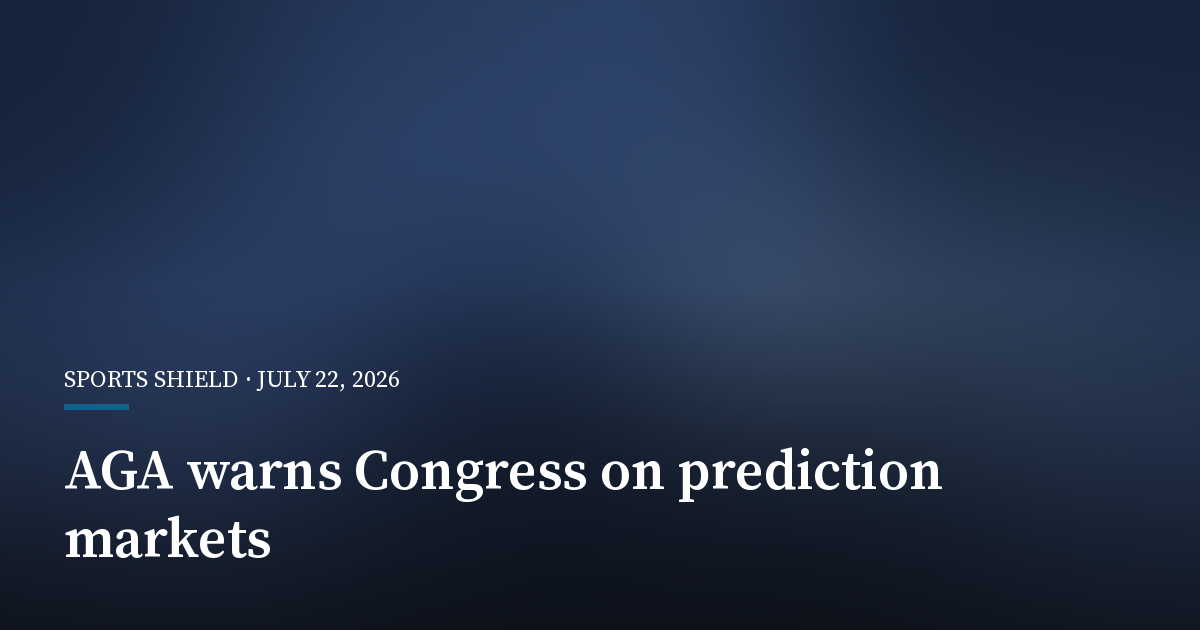 Gaming Groups Warn Congress on Prediction Markets
