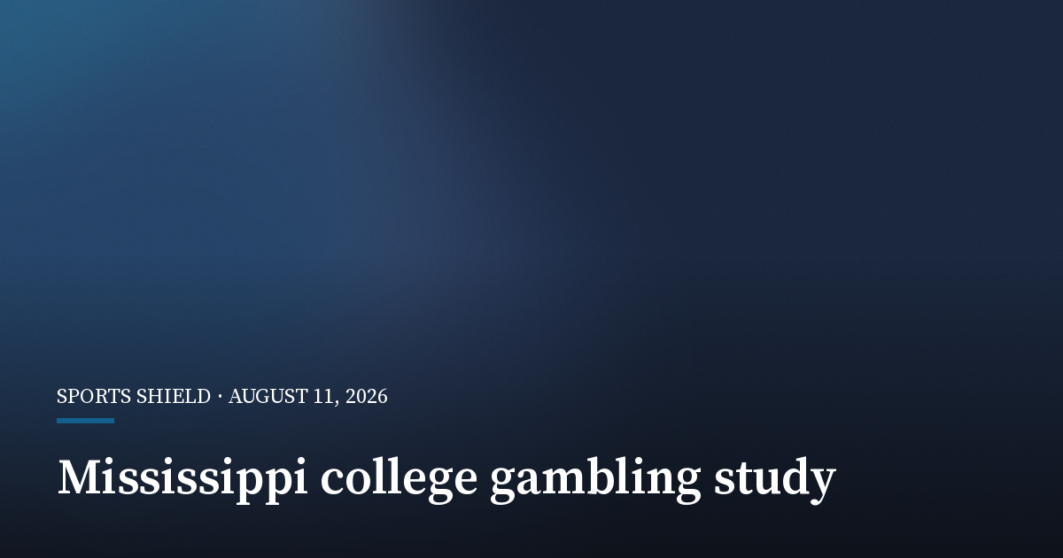 Mississippi College Gambling Problems Often Overlap With Mental Health Concerns