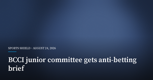 BCCI Adds Anti-Betting Education to Junior Committee Role