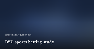 Study Links Legal Online Sports Betting to Weaker Household Finances