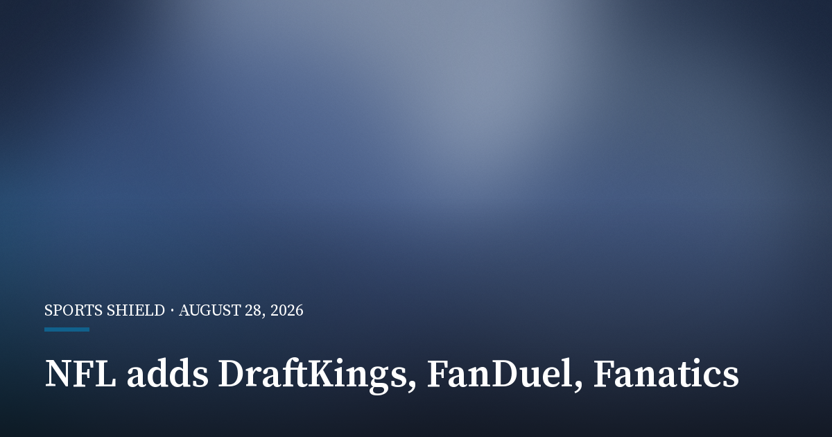 NFL Signs Multi-Year Betting Deals With DraftKings, FanDuel and Fanatics