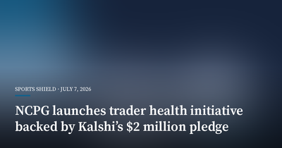 NCPG Launches Trader Health Initiative Backed by Kalshi’s $2 Million Pledge