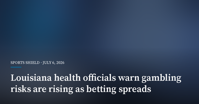 Louisiana Health Officials Warn Gambling Risks Are Rising as Betting Spreads
