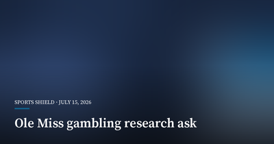 Ole Miss Seeks $2 Million for Gambling Research and Treatment