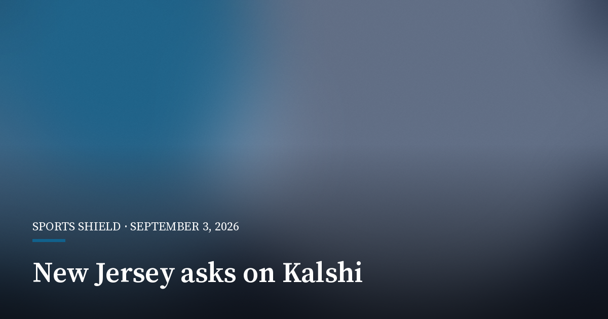New Jersey Asks Supreme Court to Rule on Kalshi's Sports Markets