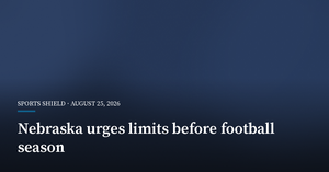 Nebraska Gambling Official Urges Limits Before Football Season