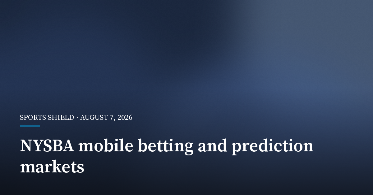 NYSBA to Host Free Webinar on Mobile Betting and Prediction Markets