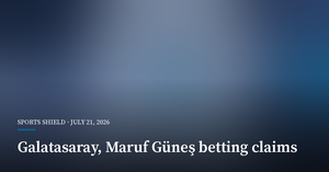 Galatasaray Threatens Legal Action Over Maruf Güneş Betting Claims Galatasaray Threatens Legal Action Over Maruf Güneş Betting Claims