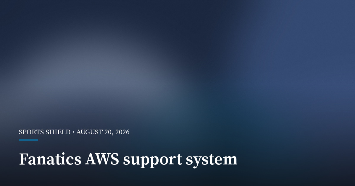 Fanatics Builds Multi-Agent Support System on AWS