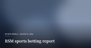 RSM Says Sports Betting Is Remaking Media and Data Licensing
