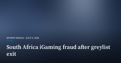 South Africa's iGaming Fraud Surges Despite Greylist Exit