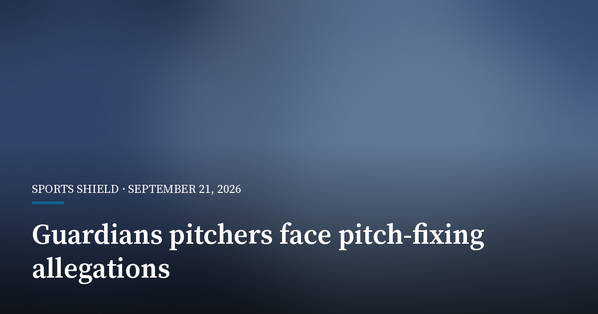 Federal Case Alleges Guardians Pitchers Tipped and Fixed Pitches for Bettors
