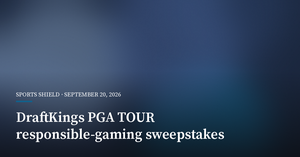DraftKings Ties PGA TOUR Prize Draw to Responsible-Gambling Tools