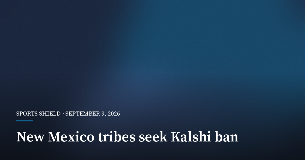 New Mexico Tribes Ask Judge to Block Kalshi on Tribal Land