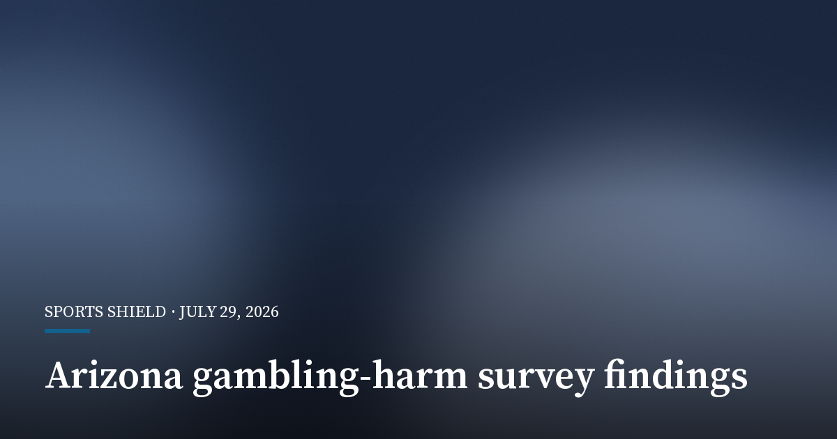 Arizona Survey Finds One in Five Adults Report Gambling Harm