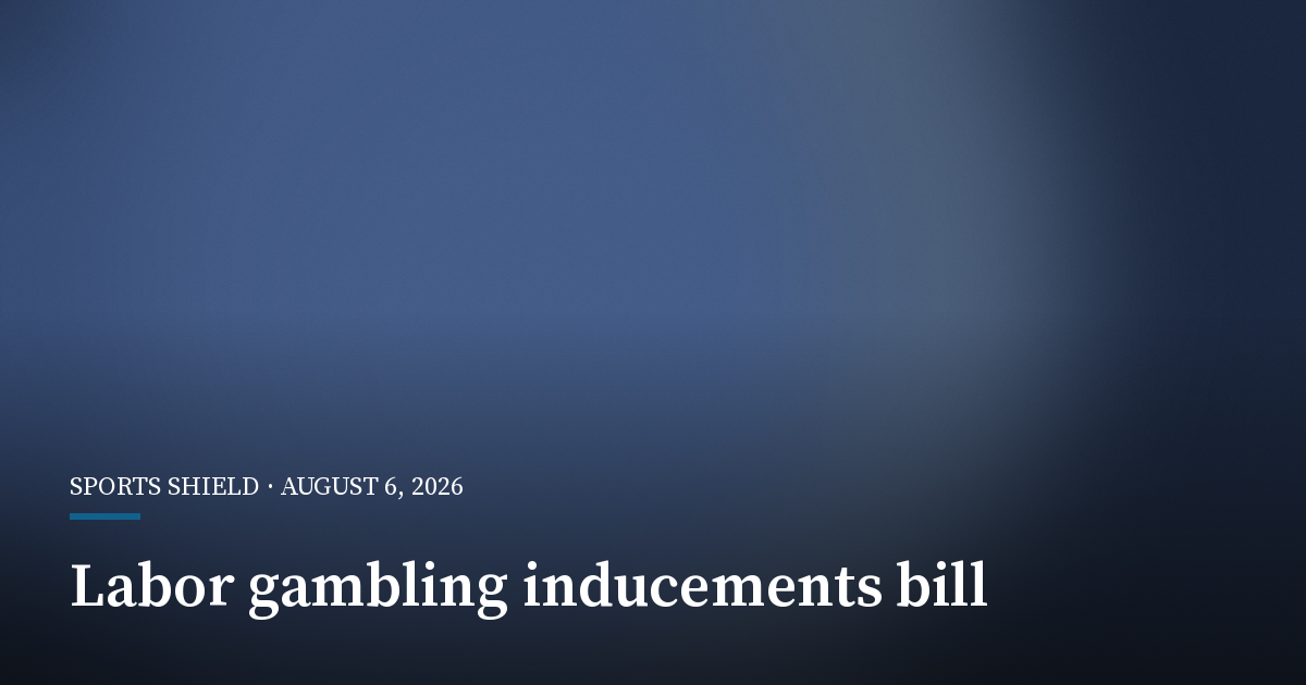 Labor Weighs Tougher Gambling Inducement Ban as Senate Pressure Grows