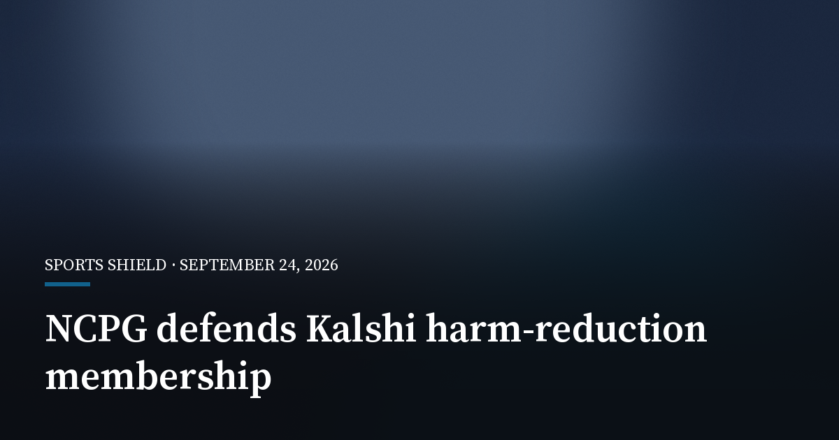 NCPG Says Kalshi Membership Supports Prediction-Market Harm Reduction